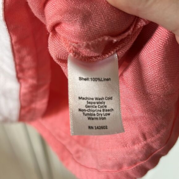 Sail to Sable Classic Sleeveless Linen Tunic Dress - Size S - Picture 10 of 11